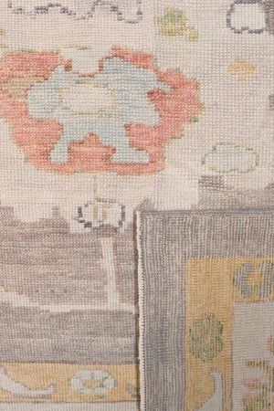 Pasargad Oushak Collection Hand-Knotted Wool Area Rug 980301 12x14-PASARGAD