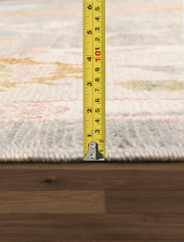 Pasargad Oushak Collection Hand-Knotted Wool Area Rug 980302 9x11-PASARGAD