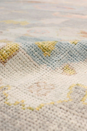 Pasargad Oushak Collection Hand-Knotted Wool Area Rug 980305 10x14-PASARGAD