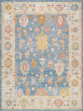 Pasargad Oushak Collection Hand-Knotted Wool Area Rug 980308 10x13-PASARGAD