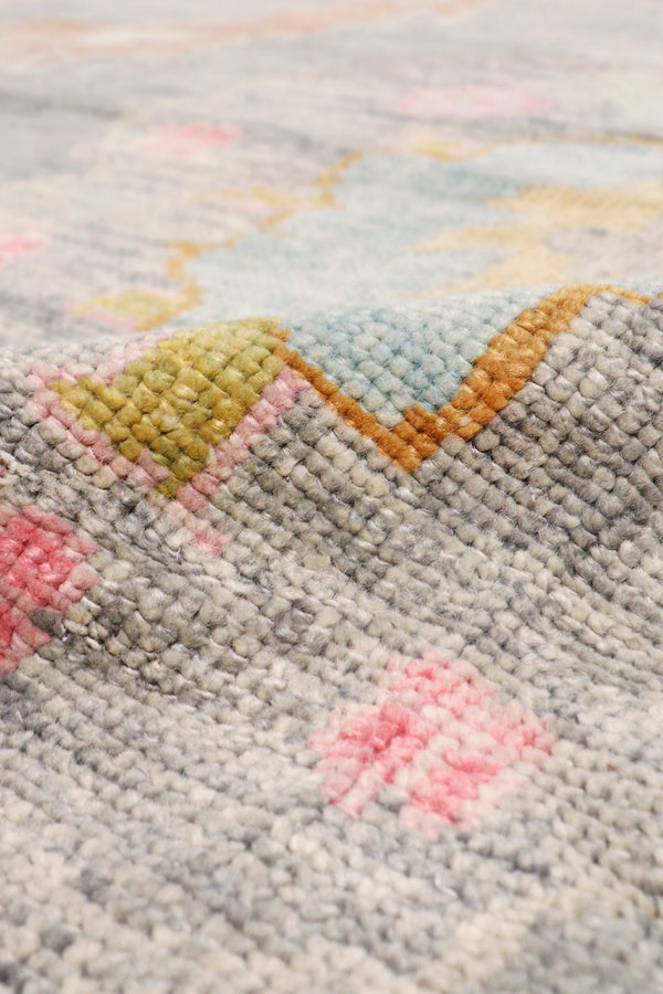 Pasargad Oushak Collection Hand-Knotted Wool Area Rug 980309 12x15-PASARGAD