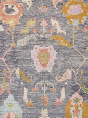 Pasargad Oushak Collection Hand-Knotted Wool Area Rug 980313 10x13-PASARGAD