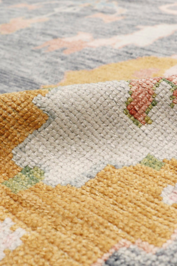 Pasargad Oushak Collection Hand-Knotted Wool Area Rug 980313 10x13-PASARGAD