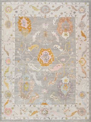 Pasargad Oushak Collection Hand-Knotted Wool Area Rug 980314 10x14-PASARGAD