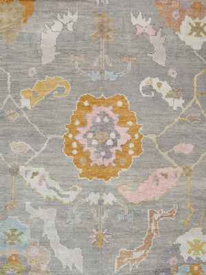 Pasargad Oushak Collection Hand-Knotted Wool Area Rug 980314 10x14-PASARGAD