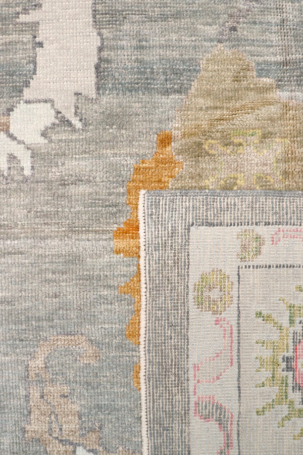 Pasargad Oushak Collection Hand-Knotted Wool Area Rug 980314 10x14-PASARGAD