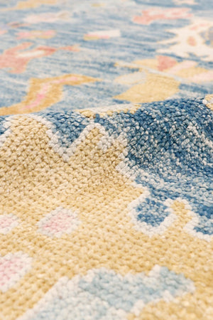 Pasargad Oushak Collection Hand-Knotted Wool Area Rug 980315 9x13-PASARGAD