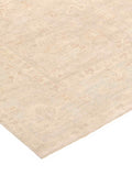 Pasargad Denver Hand-Knotted Ivory Wool Area Rug 045666-PASARGAD