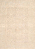 Pasargad Denver Hand-Knotted Ivory Wool Area Rug 045666-PASARGAD