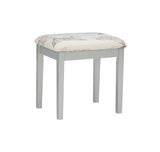 Silver Butterfly Vanity and Stool