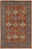 Carrington Traditional Oushak Rug, Flora/Fauna, Clay Red, 9ft-6in x 13ft-6in Area Rug