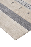 Legacy Contemporary Gabbeh Rug, Beige/Light Gray, 9ft - 6in x 13ft - 6in Area Rug