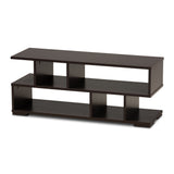 Arne Modern and Contemporary Dark Brown Finished Wood TV Stand
