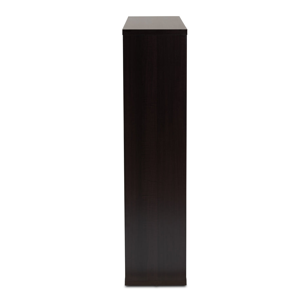 Janne Modern Contemporary Dark Brown Finished Multipurpose Storage