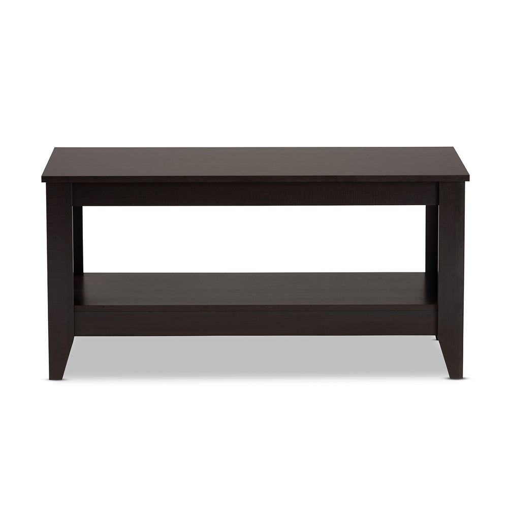 Baxton Studio Elada Modern and Contemporary Wenge Finished Wood Coffee Table