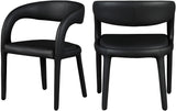 Sylvester Faux Leather Contemporary Dining Chair