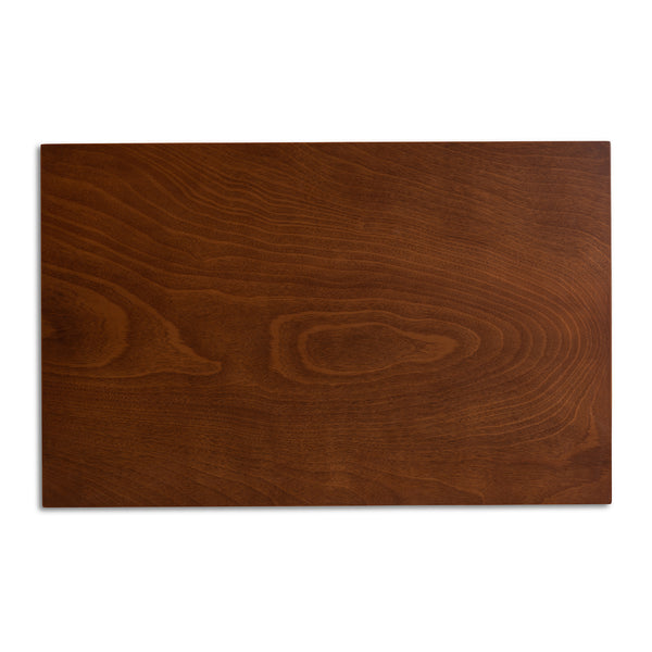 Baxton Studio Caron Modern and Contemporary Grey Fabric Upholstered Walnut Brown Finished Wood 5-Piece Dining Set