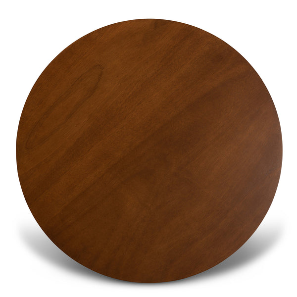 Baxton Studio Aspen Modern and Contemporary Grey Fabric Upholstered and Walnut Brown Finished Wood 5-Piece Dining Set