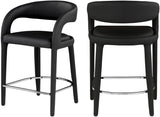 Sylvester Faux Leather Contemporary Stool
