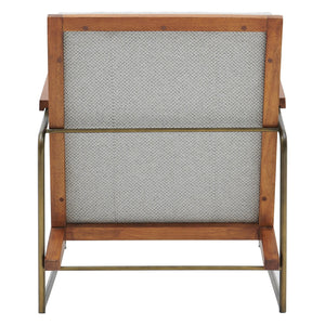 Damian Fabric Accent Chair Cardiff Gray