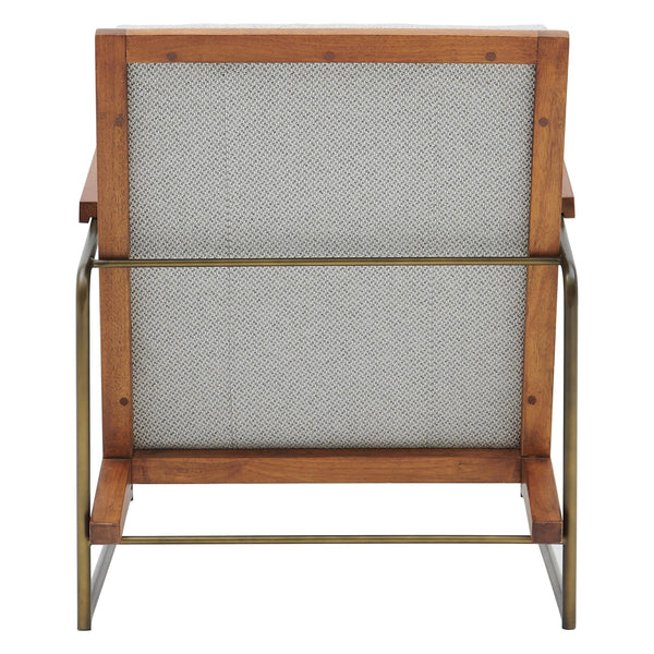 Damian Fabric Accent Chair Cardiff Gray