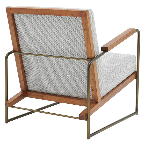 Damian Fabric Accent Chair Cardiff Gray