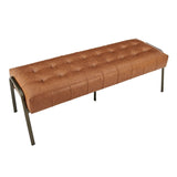 New Pacific Direct Venturi PU Tufted Bench 9900080-VCD-NPD