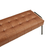 New Pacific Direct Venturi PU Tufted Bench 9900080-VCD-NPD