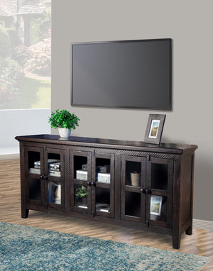 Vilo Home Perris 70" Solid Wood Black TV Stand with Distressed Design VH9906 VH9906