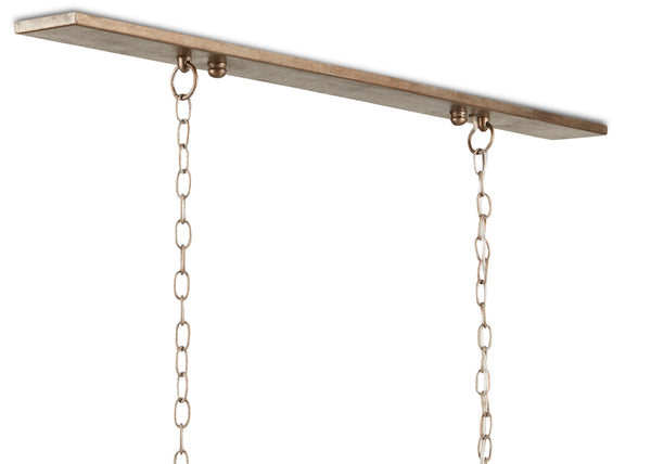 Maximus Bronze Chandelier - Elegant Wrought Iron Design with Glass Shades for Stunning Illumination