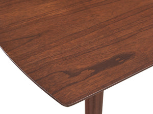 Sherwood Engineered Wood / Metal Mid-Century Modern Gold Dining Table - 37.5" W x 71" D x 30" H