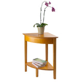 Winsome Wood Studio Home Office Corner Table, Honey 99320-WINSOMEWOOD