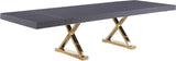 Excel Oak Veneer Contemporary Extendable Dining Table