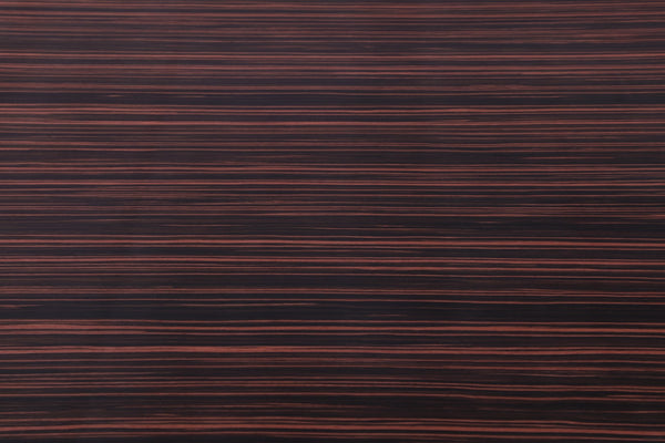 Excel Zebra Wood Veneer / Engineered Wood / Stainless Steel Contemporary Brown Zebra Wood Veneer Lacquer Extendable Dining Table (3 Boxes) - 84"/123.5" W x 43.25" D x 31" H