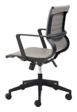 Zuo Modern Stacy 100% Polyurethane, Steel, Nylon Modern Commercial Grade Office Chair Gray, Black 100% Polyurethane, Steel, Nylon