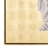 Sagebrook Home Contemporary 47x94, Hand Painted Venus In Gold, Wht 70250 White/gold Gold Leaf