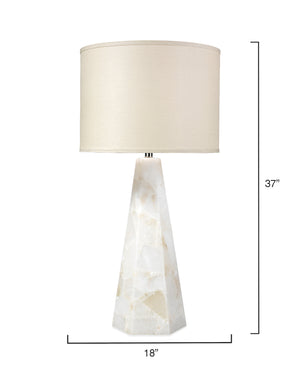 Jamie Young Co. Borealis Hexagon Table Lamp 9BOREHEXALAB