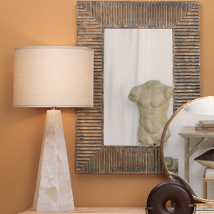 Jamie Young Co. Borealis Hexagon Table Lamp 9BOREHEXALAB