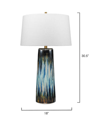 Jamie Young Co. Brushstroke Table Lamp 9BRUSHAQBL