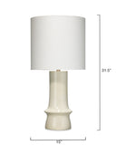 Jamie Young Co. Crest Table Lamp 9CRESTTLEGG