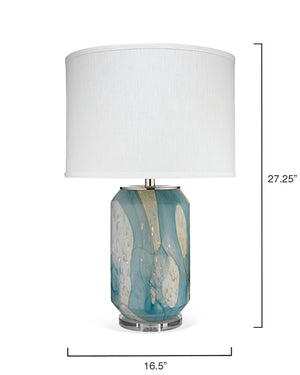 Jamie Young Co. Helen Table Lamp 9HELENTLBLUE
