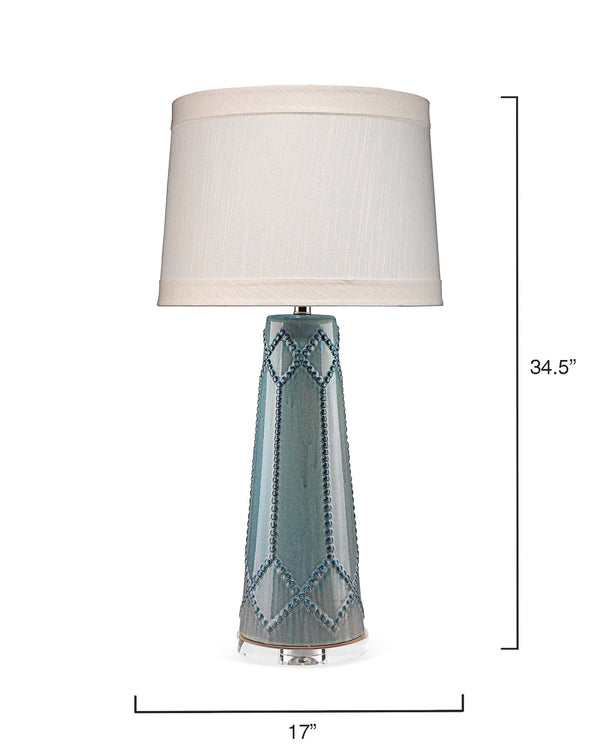 Jamie Young Co. Hobnail Table Lamp 9HOBNAILTEAL