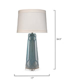 Jamie Young Co. Hobnail Table Lamp 9HOBNAILTEAL