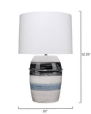 Jamie Young Co. Horizon Striped Table Lamp 9HORIZONGRBL