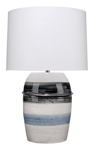 Jamie Young Co. Horizon Striped Table Lamp 9HORIZONGRBL