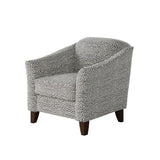Fusion 452-C Transitional Accent Chair 452-C Faux Skin Carbon Accent Chair