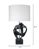 Jamie Young Co. Intertwined Table Lamp 9INTERTWINBK