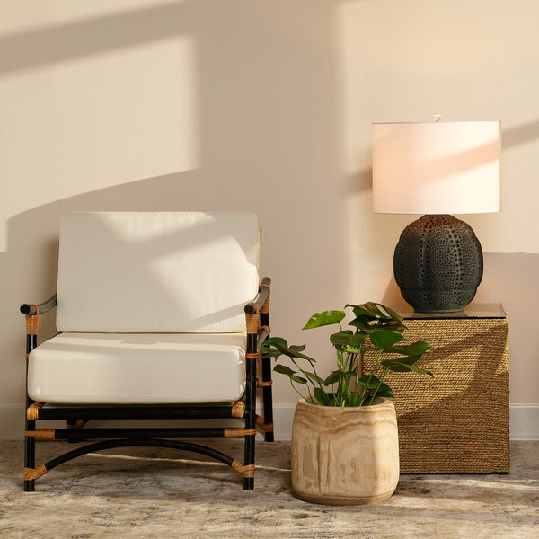 Jamie Young Co. Lunar Table Lamp 9LUNARTLBLK