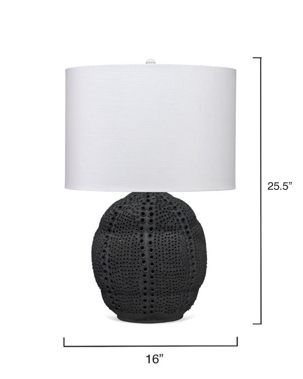 Jamie Young Co. Lunar Table Lamp 9LUNARTLBLK
