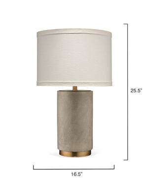 Jamie Young Co. Mortar Table Lamp 9MORTARCEMBR